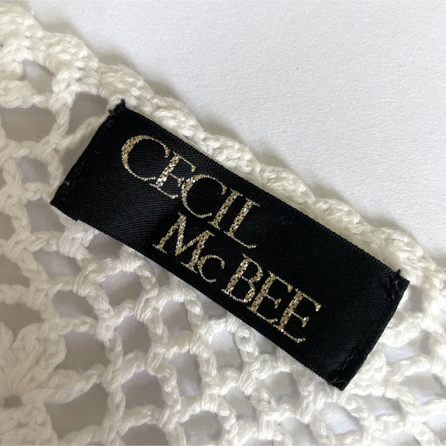 CECIL McBEE(セシルマクビー)のCECIL McBEE レース スカラップ ワンピース ミニワンピース レディースのワンピース(ミニワンピース)の商品写真