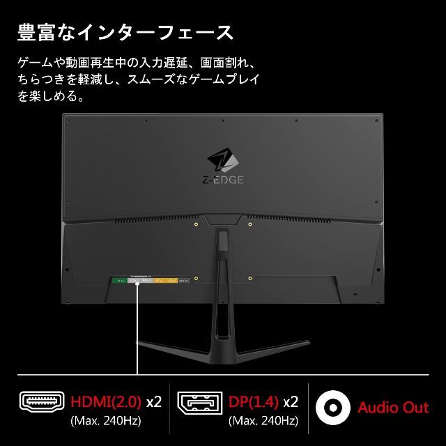 ゲーミングモニター 240Hz 27インチ ディスプレイ LED FHD 192