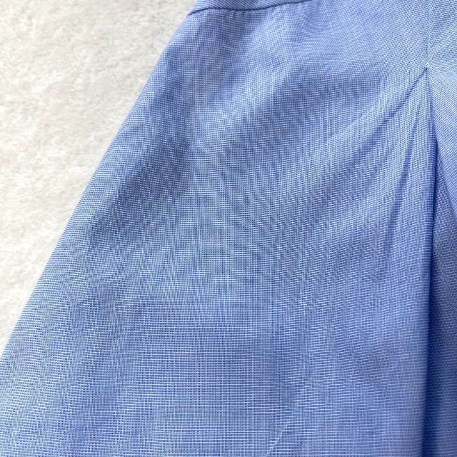 POLO RALPH LAUREN(ポロラルフローレン)の2点セットポロラルフローレン シャツ ワンピース ブルー 水色 ロゴ入り 長袖 レディースのワンピース(ひざ丈ワンピース)の商品写真