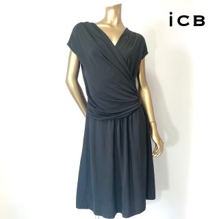 アイシービー(ICB)のICB カシュクール ワンピース ひざ丈ワンピース＊KBF 23区 オペーク(ひざ丈ワンピース)