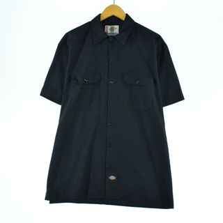 ディッキーズ(Dickies)の古着 ディッキーズ Dickies 半袖 ワークシャツ メンズXL /eaa332374(シャツ)