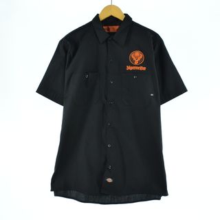 ディッキーズ(Dickies)の古着 ディッキーズ Dickies 半袖 ワークシャツ メンズL /eaa328375(シャツ)