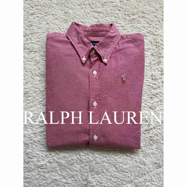 POLO RALPH LAUREN(ポロラルフローレン)の美品　ポロ　ラルフローレン　シャツ　ブラウス　トップス　オックスフォード　人気 レディースのトップス(シャツ/ブラウス(長袖/七分))の商品写真