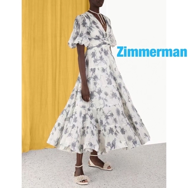 ❇️Zimmermann23早春新作シーマーマンロングワンピース