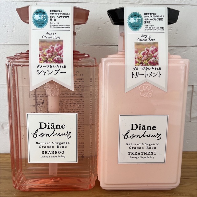 ダイアンボヌール シャンプー&トリートメント グラースローズの香り(500ml) コスメ/美容のヘアケア/スタイリング(シャンプー)の商品写真