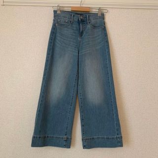 バナナリパブリック(Banana Republic)のBANANA REPUBLIC ハイウェストクロップドワイドパンツ(クロップドパンツ)