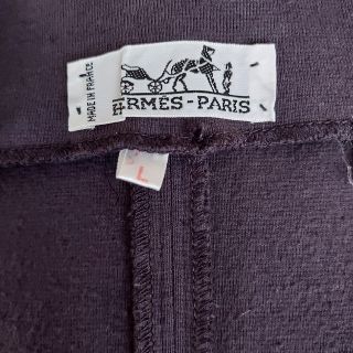 エルメス HERMES フード付ジャケット エクスリブリス パーカー Lサイズ