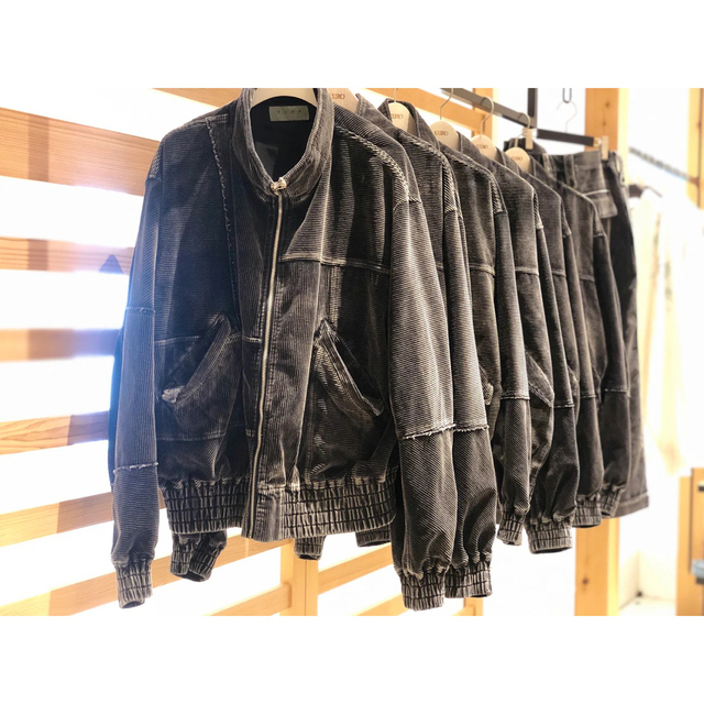 KURO クロ　PATCHWORK CORDUROY BLOUSONコーデュロイ