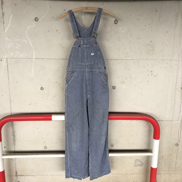 Lee - 70s USA製 Lee ヒッコリー ストライプ オーバーオール Lee - 70s USA製 Lee ヒッコリー ストライプ オーバーオール