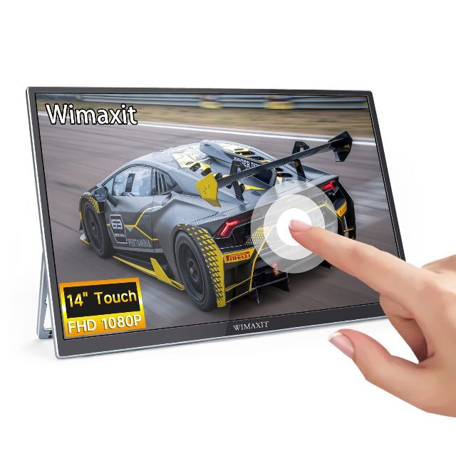 WIMAXIT 14インチ タッチ式 モバイルモニター 『1920x1080高解ディスプレイ