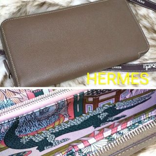 エルメス(Hermes)の専用！★正規品 超美品★エルメス アザップシルクイン長財布 アニマポリス(財布)