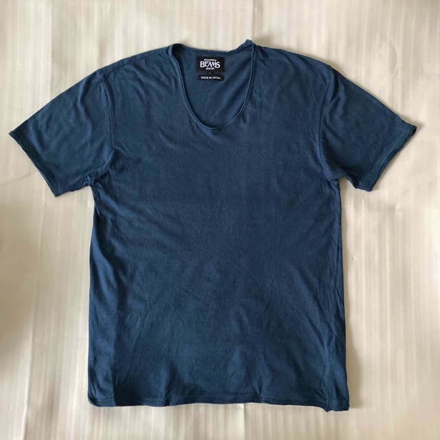 BEAMS(ビームス)のBEAMS  ビームス　シンプルTシャツ　メンズ　L  青緑色 メンズのトップス(Tシャツ/カットソー(半袖/袖なし))の商品写真