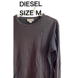 ディーゼル(DIESEL)のDIESEL ディーゼル 長袖 Tシャツ ロゴワッペン ブラック サイズM(Tシャツ/カットソー(七分/長袖))