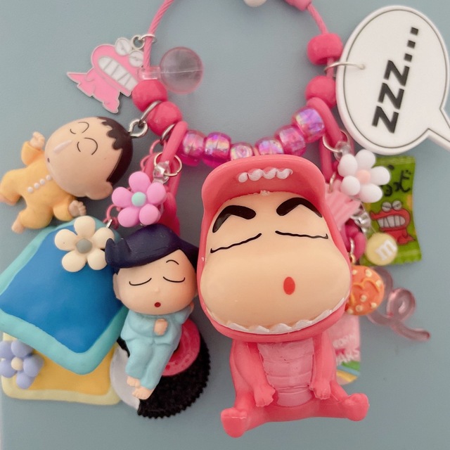 じゃらじゃらキーホルダー　　　　　　　　　　　（💤みんなでスースー💤） エンタメ/ホビーのアニメグッズ(キーホルダー)の商品写真