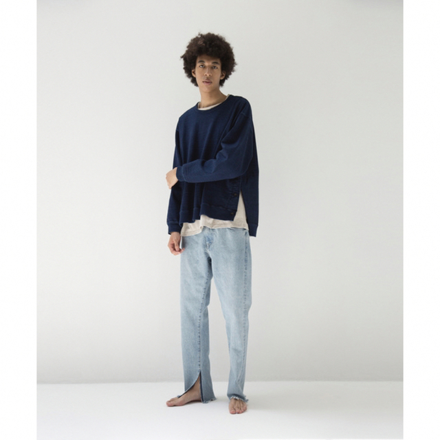 KURO - KURO クロ SLIT DENIM PANTS スリット デニム サイズ32の通販