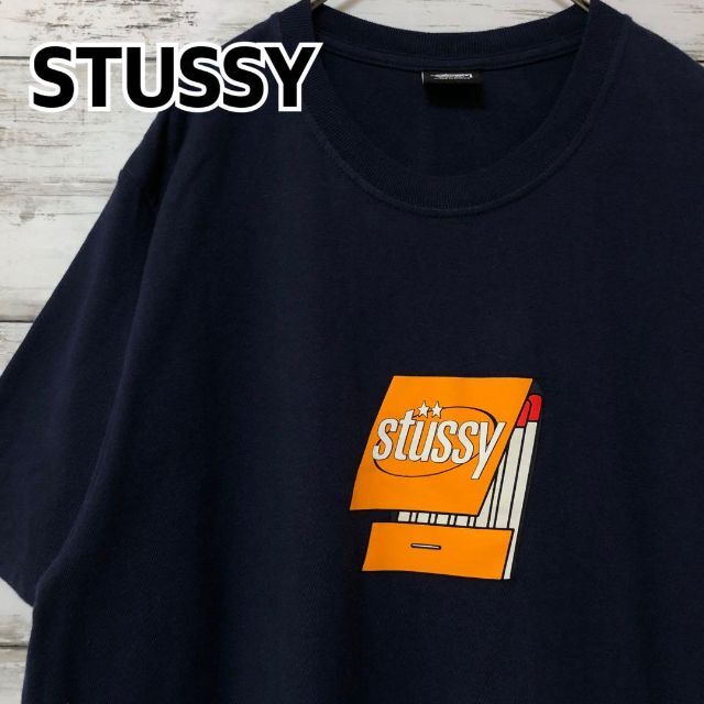 古着屋ちちまいNOuga18STUSSY ステューシー 半袖Tシャツ メンズカットソー マッチ uga18