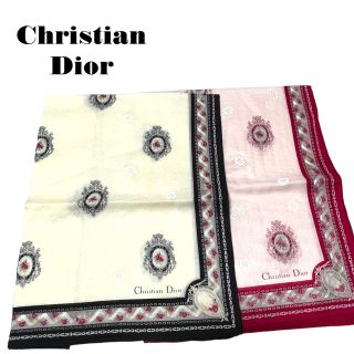 クリスチャンディオール(Christian Dior)の未使用Christian Diorハンカチ2枚セット(ハンカチ)