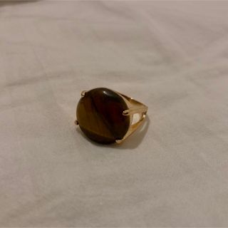 ❁ Vintage rétro natural stone ring #7(リング(指輪))