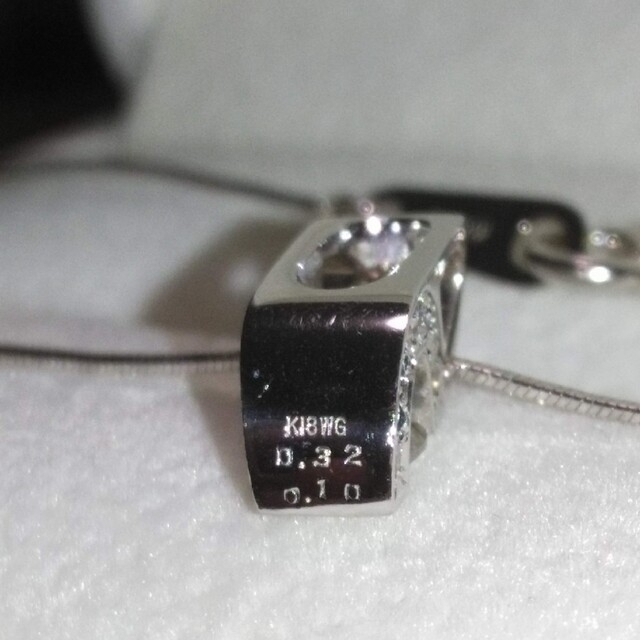 K18 一粒ダイヤ 0.32ct(計0.42ct)ダイヤモンド ネックレス