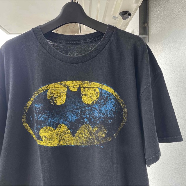 【バットマン BATMAN】ロゴプリントTシャツ ブラック XL DCコミック