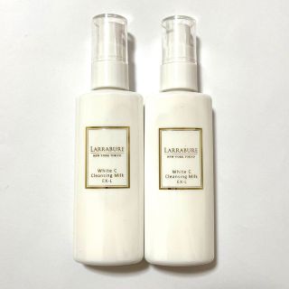 ララビュウ ホワイトC クレンジングミルク EX-L 50ml×2本(美容)