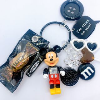 ディズニー(Disney)の値下げ☆172  ジャラジャラキーホルダー　ミッキーマウス(キーホルダー/ストラップ)