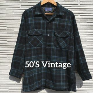 ペンドルトン(PENDLETON)の【50'S Vintage・PENDLETON】WOOL CHECK SHIRT(シャツ)