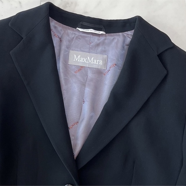 極美品♪サイズ42 マックスマーラMaxMara テーラードジャケット 内側