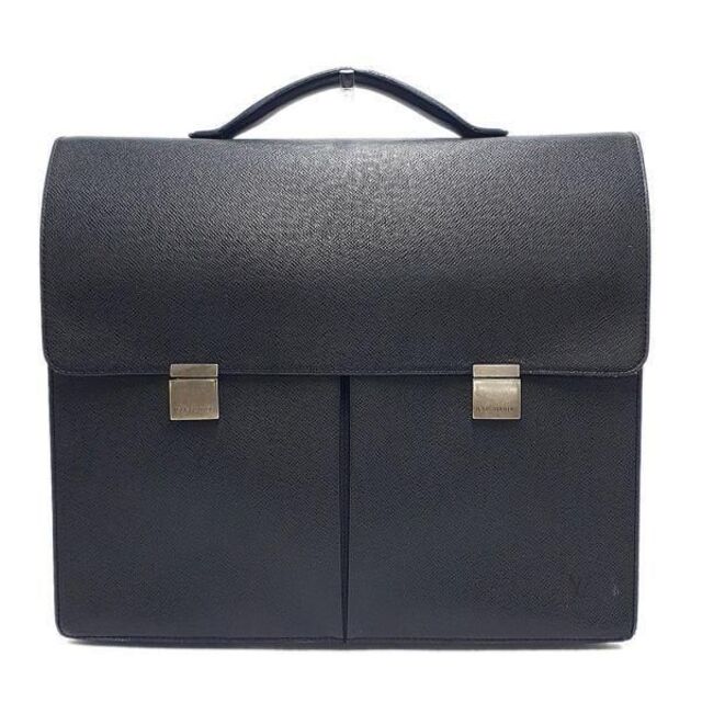 ルイヴィトン ビジネスバッグ 鞄 M30802 カザン タイガ レザー 黒系