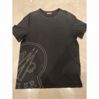 モンクレール(MONCLER)のモンクレール サイドロゴ Tシャツ ブラック MONCLER 半袖Tシャツ(Tシャツ/カットソー(半袖/袖なし))