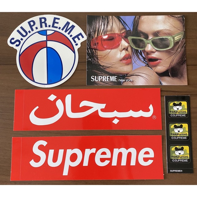 supreme シュプリーム ボックスロゴ ステッカー 5枚セット - スケート