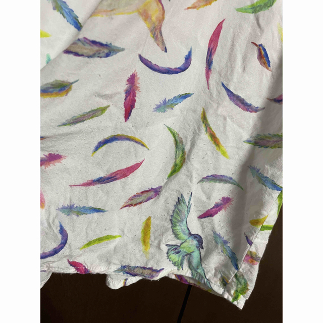 Design Tshirts Store graniph(グラニフ)のグラニフ 鳥柄ブラウス レディースのトップス(シャツ/ブラウス(半袖/袖なし))の商品写真