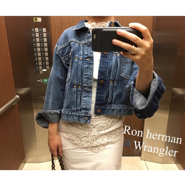 RonHerman × Wrangler ⭐️デニムジャケット ⭐️ホワイト