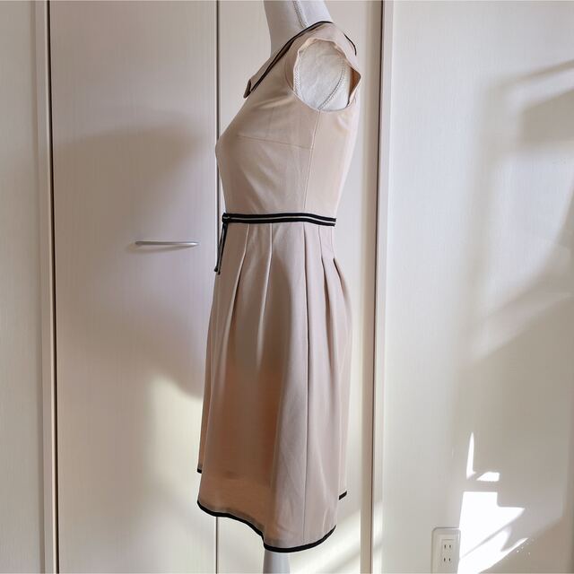 美品✨ tocca ワンピース トッカ aライン リボン ベージュ フォーマル