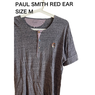 レッドイヤー(RED EAR)のPAUL SMITH RED EAR レッドイアー ヘンリー Tシャツ 刺繍 M(Tシャツ/カットソー(半袖/袖なし))