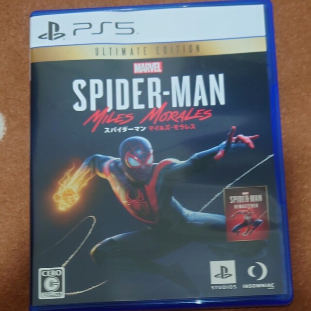 PlayStation(プレイステーション)のMarvel’s Spider-Man： Miles Morales（スパイダー エンタメ/ホビーのゲームソフト/ゲーム機本体(家庭用ゲームソフト)の商品写真