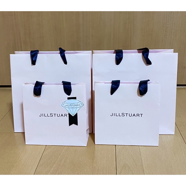 JILLSTUART(ジルスチュアート)のジルスチュアート　ショッパー　4枚セット レディースのバッグ(ショップ袋)の商品写真