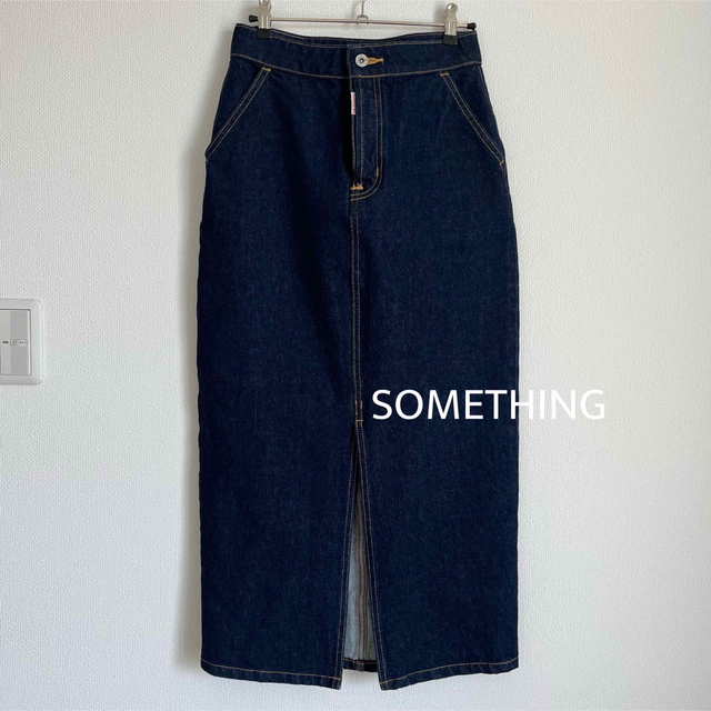 SOMETHING(サムシング)のSOMETHING×MERCURYDUO フレンチヌーボタイトスカート レディースのスカート(ロングスカート)の商品写真