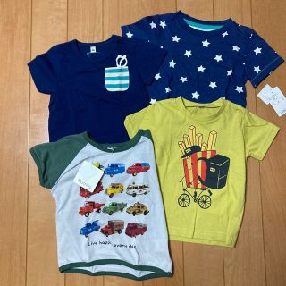 ニシマツヤ(西松屋)の新品Tシャツ　4枚セット　90、95サイズ(Ｔシャツ)