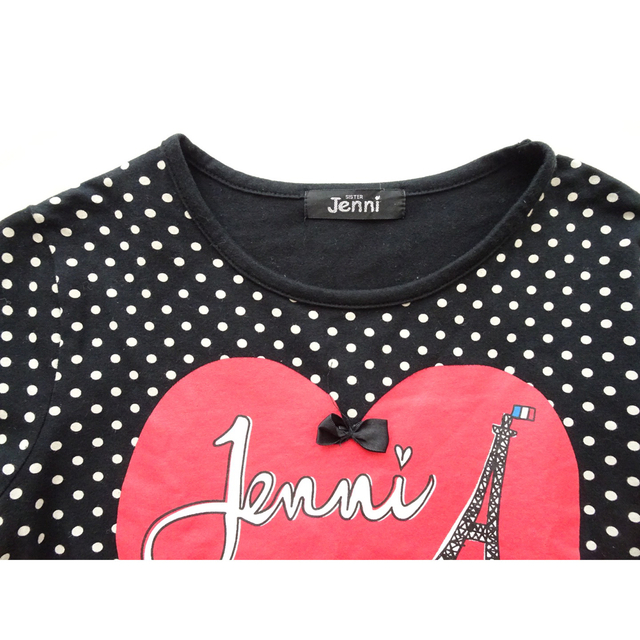 JENNI(ジェニィ)のSISTER JENNI★シスタージェニィ★ロンT★長袖Tシャツ★黒★140 キッズ/ベビー/マタニティのキッズ服女の子用(90cm~)(Tシャツ/カットソー)の商品写真