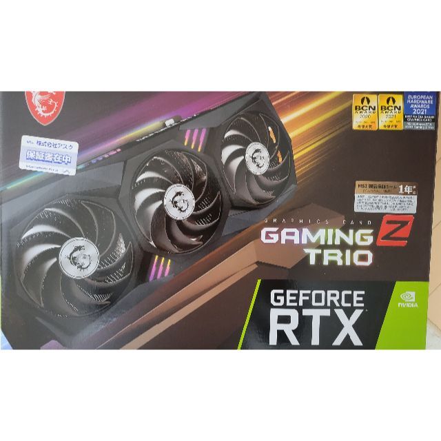 MSI RTX 3080 GAMING Z TRIO 10G LHR スマホ/家電/カメラのPC/タブレット(PCパーツ)の商品写真