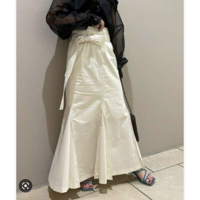 FRAY I.D(フレイアイディー)のFRAY I.D プリーツヘムラチネマーメイドスカート レディースのスカート(ロングスカート)の商品写真