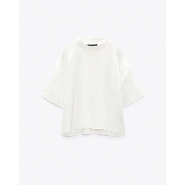 ZARA(ザラ)のZARA サテントップス  レディースのトップス(シャツ/ブラウス(半袖/袖なし))の商品写真