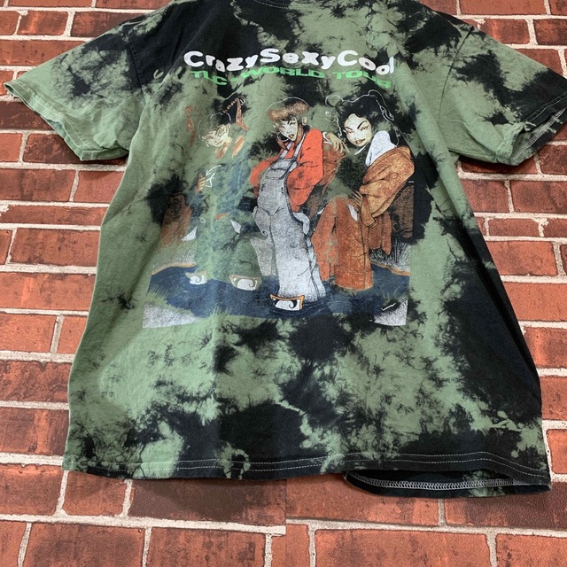 MUSIC TEE(ミュージックティー)の【希少】TLC ワールドツアー　CrazySexyCool タイダイラップTee メンズのトップス(Tシャツ/カットソー(半袖/袖なし))の商品写真