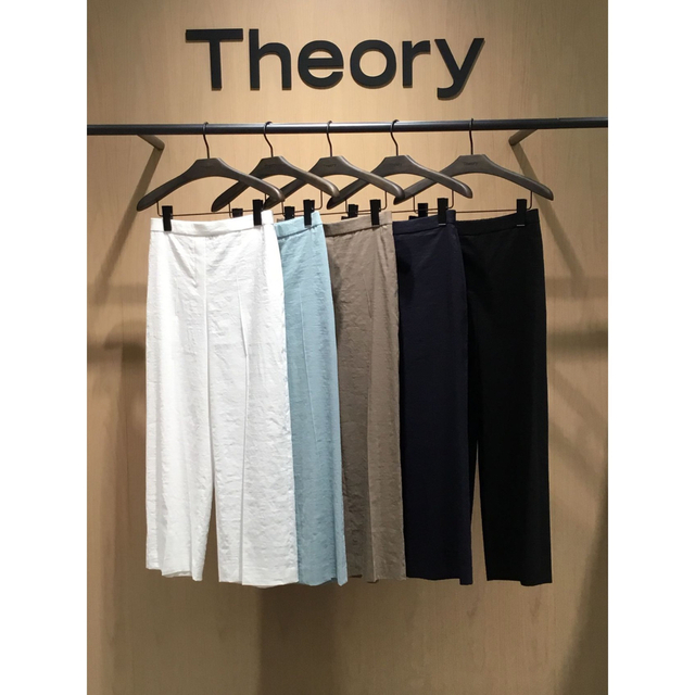 Theory 20SS ECO CRUNCH WASH リネンストレッチパンツパンツ