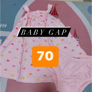 ベビーギャップ(babyGAP)のベビーギャップ babyGAP ワンピース セットアップ 70(ワンピース)