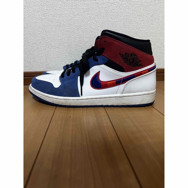 Air Jordan 1 Mid RushBlue University Red