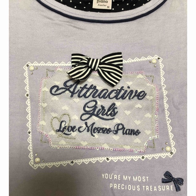 mezzo piano junior(メゾピアノジュニア)の150㌢　メゾピアノ　tｼｬﾂ キッズ/ベビー/マタニティのキッズ服女の子用(90cm~)(Tシャツ/カットソー)の商品写真