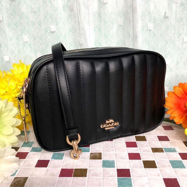 COACH コーチ ショルダーバッグ 大人気 新品 ブラック 黒 新作デザイン-