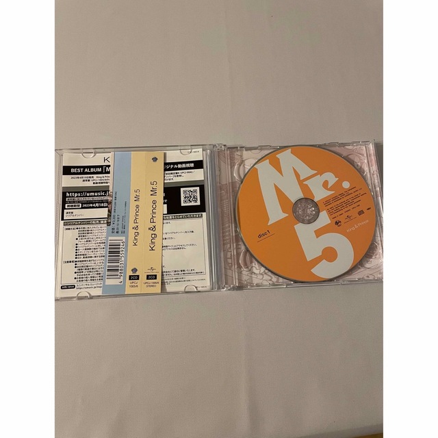 King & Prince(キングアンドプリンス)のMr.5 通常盤  エンタメ/ホビーのCD(ポップス/ロック(邦楽))の商品写真